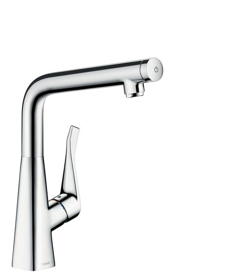 Hansgrohe-HG-Metris-Select-M71-Einhebel-Kuechenmischer-320-Eco-1jet-Chrom-14785000 gallery number 1